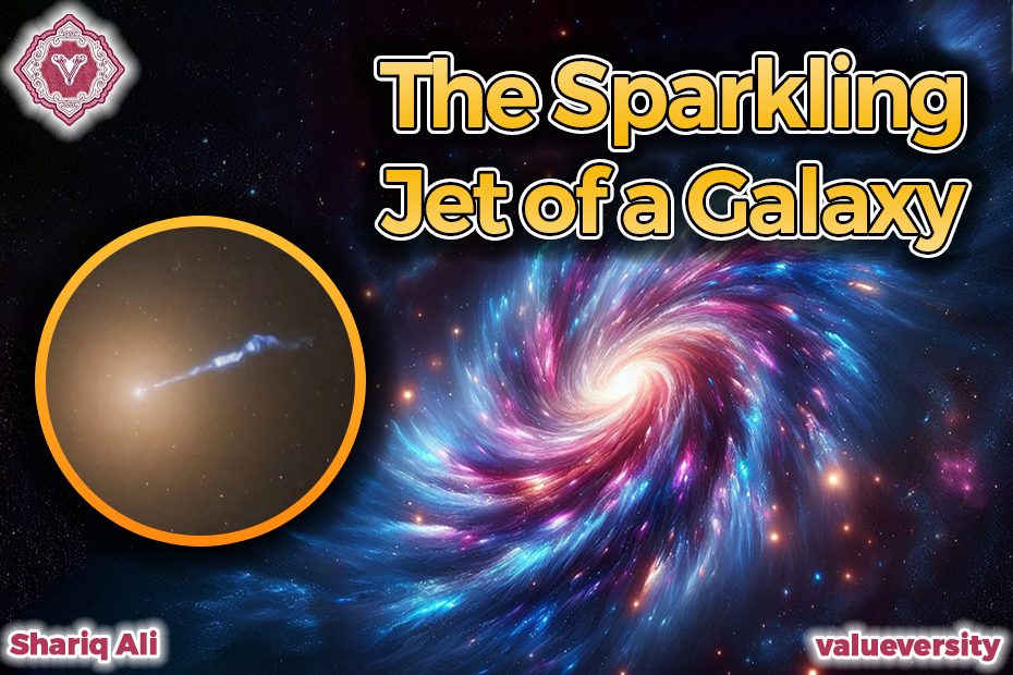 The Sparkling Jet of a Galaxy