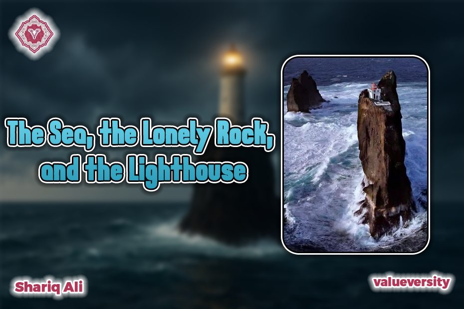The Sea, the Lonely Rock, and the Lighthouse