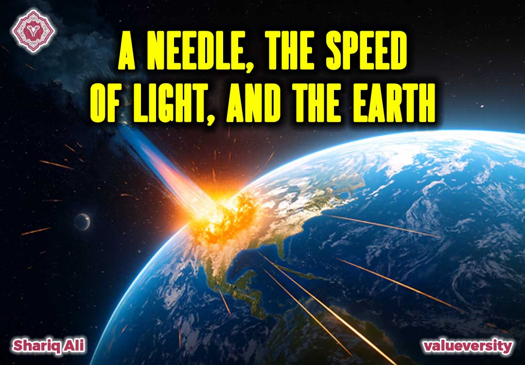 A Needle, the Speed of Light, and the Earth