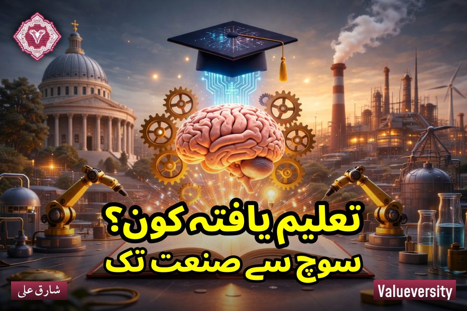 تعلیم یافتہ کون؟ سوچ سے صنعت تک