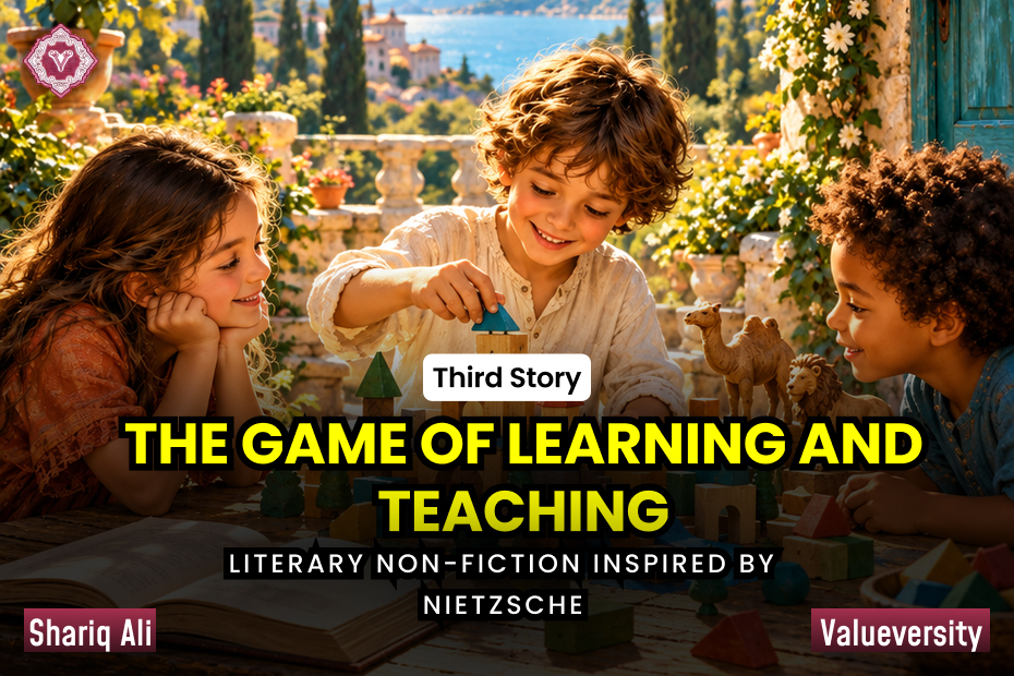 The Game of Learning and Teaching: Literary Non-fiction Inspired by Nietzsche